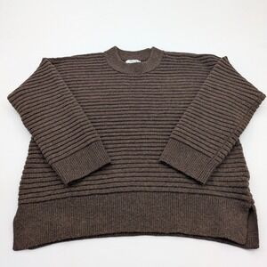 Madewell Pullover Sweater Womens Size Small Brown Chunky-Knit‎ Sweater Elsmere